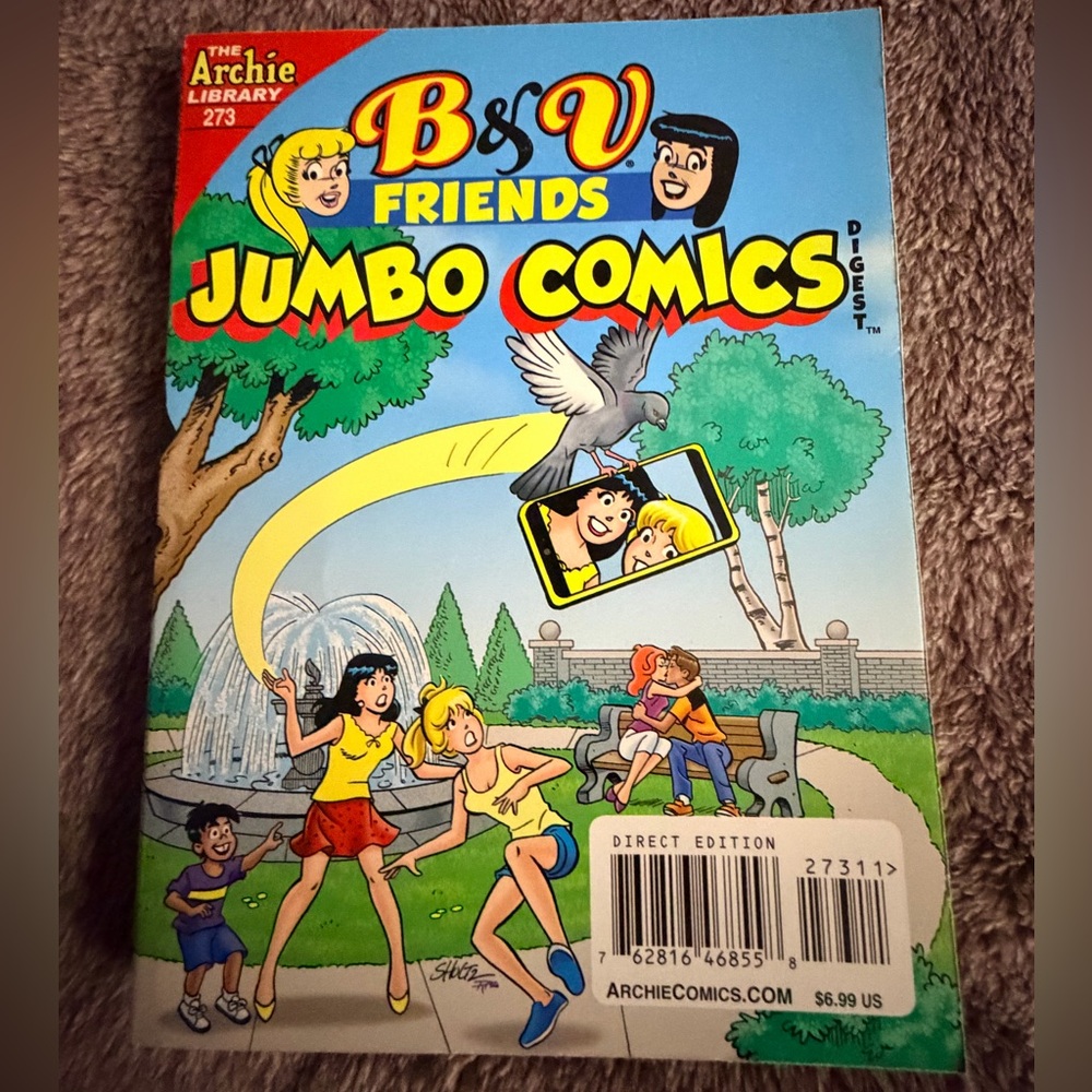 Archie B & V Friends Jumbo Comics Digest - Bright Blue Cover